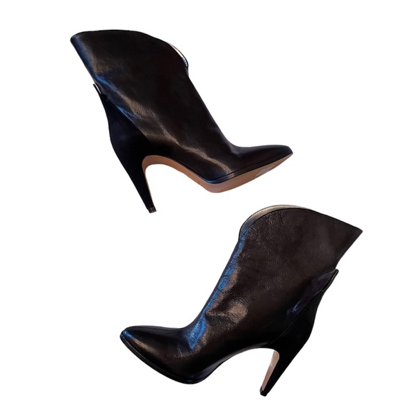 Givenchy GV3 Suede-Trimmed Leather Ankle Boots NWT - Picture 4 of 12
